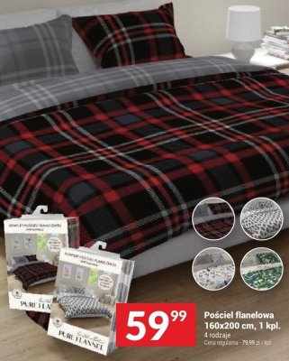 Pościel flanelowa 160x200 cm promocja w Twój Market