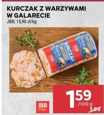 Kurczak z warzywami w galarecie JBB promocja w Stokrotka