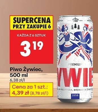 Piwo Żywiec 500 ml promocja w Biedronka