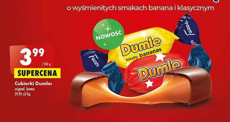 Cukierki banan Fazer dumle promocja