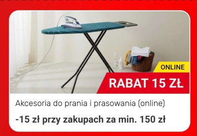 Akcesoria do prania i prasowania promocja w Bricomarche
