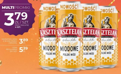 Piwo Kasztelan Miodowe 0,5 L promocja w Duży Ben