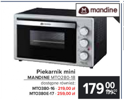 Piekarnik mto380e-17 Mandine promocja