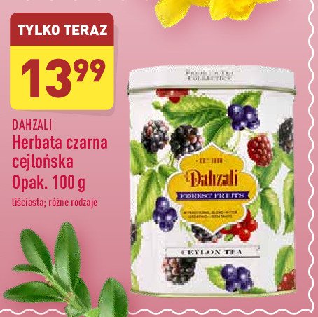 Herbata forest fruits DAHZALI promocja