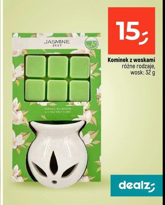 Kominek + wosk pure jasmine Pan aroma promocja