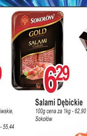 Salami dębickie Sokołów gold promocja