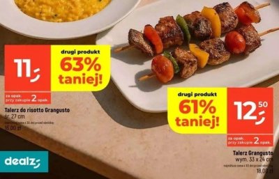 Talerz Grangusto Bormioli Rocco wym. 33 x 24 cm promocja w Dealz