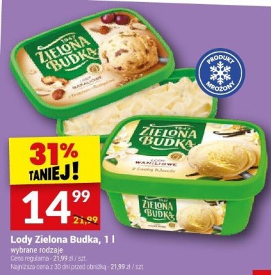 Lody Lody Zielona Budka, 1 l promocja w Twój Market