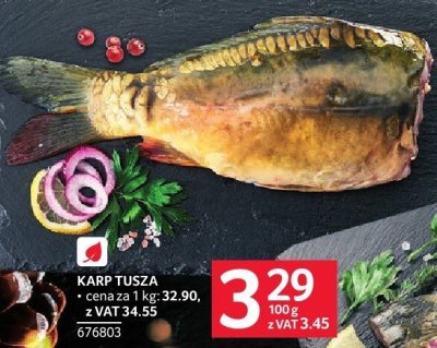 Karp Tusza promocja w Selgros