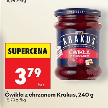 Ćwikła z chrzanem Krakus, 240 g promocja w Biedronka