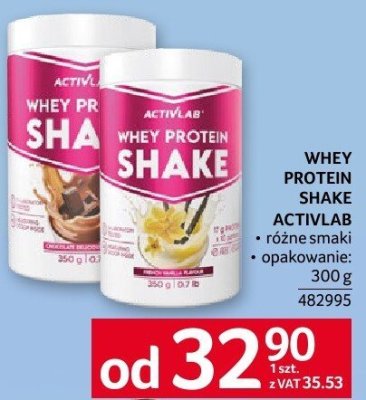 Whey protein shake ACTIVLAB promocja w Selgros