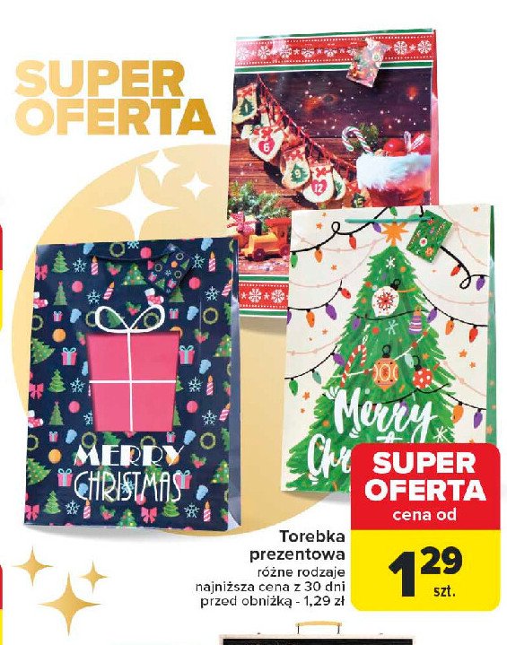 Torebka prezentowa promocja w Carrefour Market