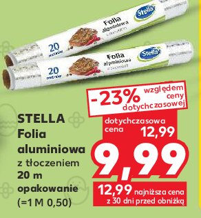 Folia aluminiowa 20 m Stella pack promocja