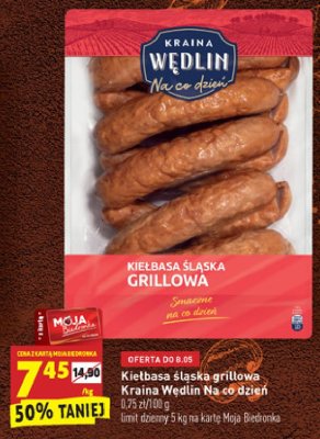 Kiełbasa śląska grillowa Kraina wędlin promocja