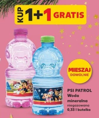 Woda mineralna PSI PATROL Woda mineralna niegazowana 0,33 l butelka promocja w Kaufland