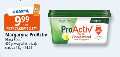 Margaryna ProActiv Flora Food promocja w Leclerc