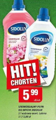 Płyn do mycia naczyń Sidolux 1l promocja w Chorten