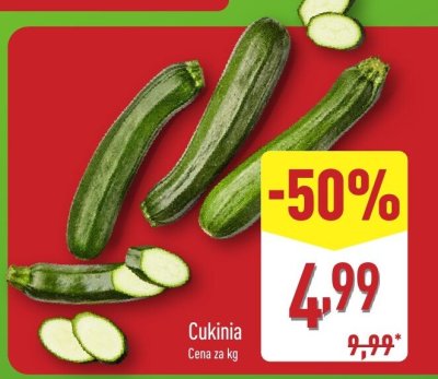 Cukinia promocja w Aldi