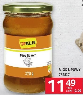 Miód lipowy Topseller 370g promocja w Selgros