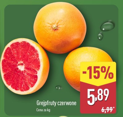 Grejpfruty czerwone promocja w Aldi