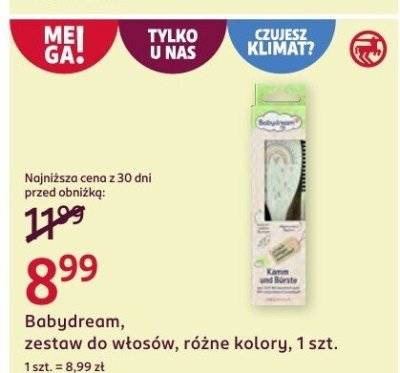 Zestaw do włosów 1 szt. promocja w Rossmann