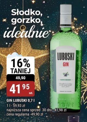Gin Lubuski 0,7l promocja w bi1