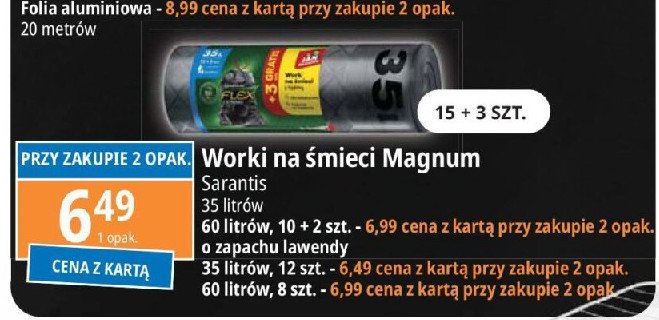 Worki na śmieci easy-pack 35 l Jan niezbędny promocja w Leclerc