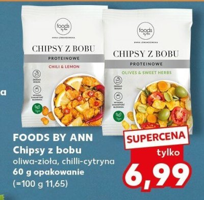Chipsy z bobu chilli-cytryna promocja w Kaufland