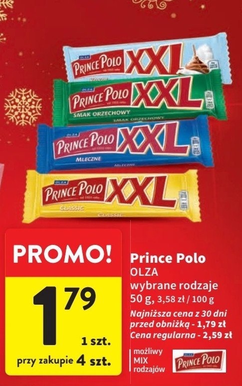 Wafelek kokosowy Prince polo xxl promocja