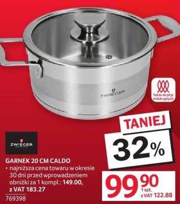 Garnek 20 cm Caldo Zwinger promocja w Selgros