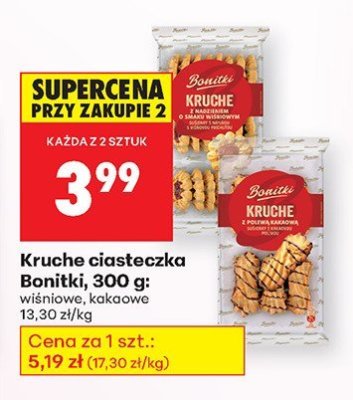 Kruche ciasteczka kakaowe promocja w Biedronka