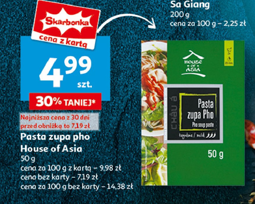 Pasta zupa pho House of asia promocja w Auchan