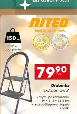 Drabinka 2-stopniowa  promocja w Biedronka