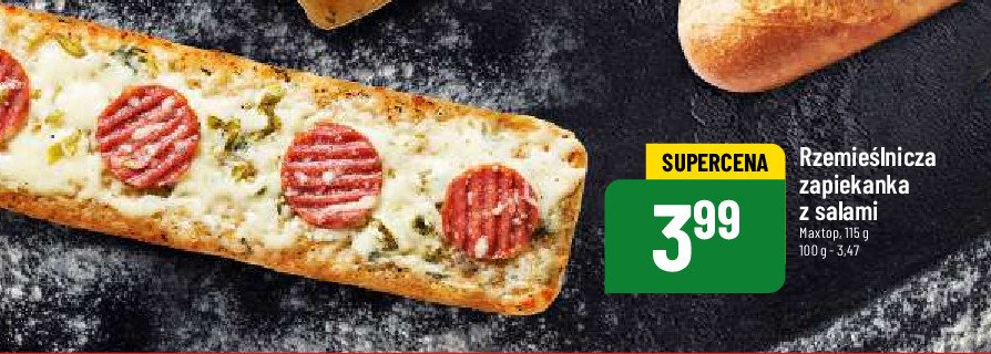 Zapiekanka rzemieślnicza z salami Maxtop promocja