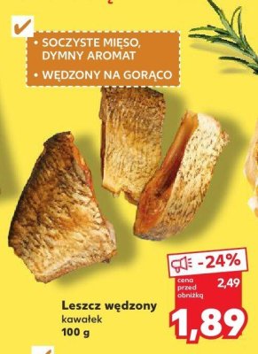 Leszcz wędzony  promocja w Kaufland