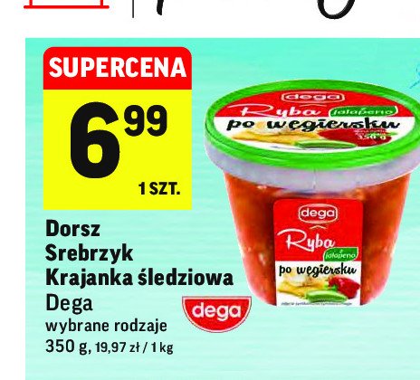 Ryba srebrzyk po grecku Dega promocja