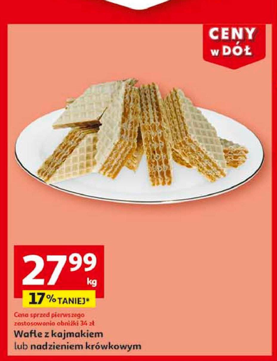 Wafle z kajmakiem promocja