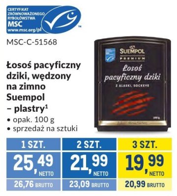 艁oso艣 pacyficzny promocja w Makro