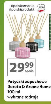 Patyczki zapachowe kadzid艂o i popi贸艂 Aroma home & dorota promocja