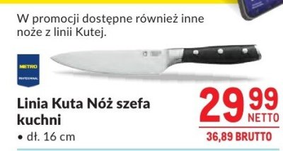 Nóż szefa kuchni Linia Kuta promocja w Makro