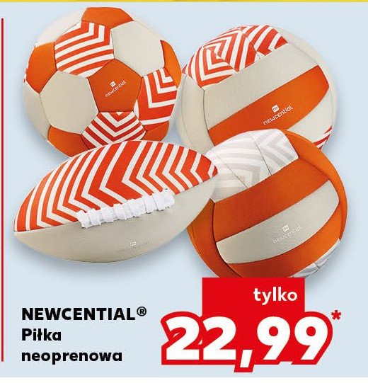 Piłka neoprenowa Newcential promocja w Kaufland
