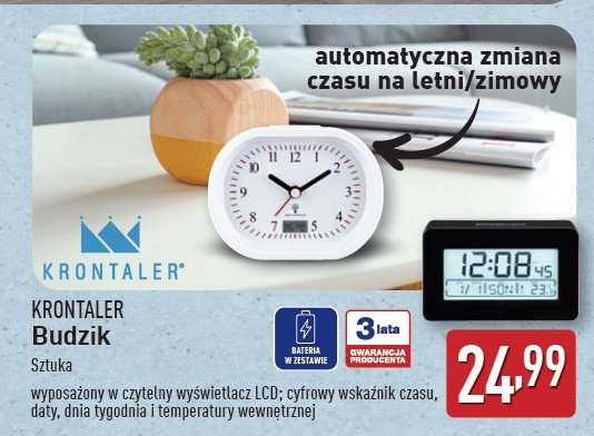 Budzik Krontaler promocja w Aldi