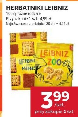 Herbatniki Leibniz różne rodzaje promocja w Stokrotka