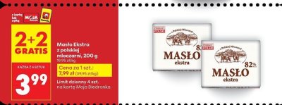 Masło Ekstra 200 g promocja w Biedronka
