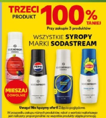 Wszystkie syropy Sodastream  promocja w Kaufland
