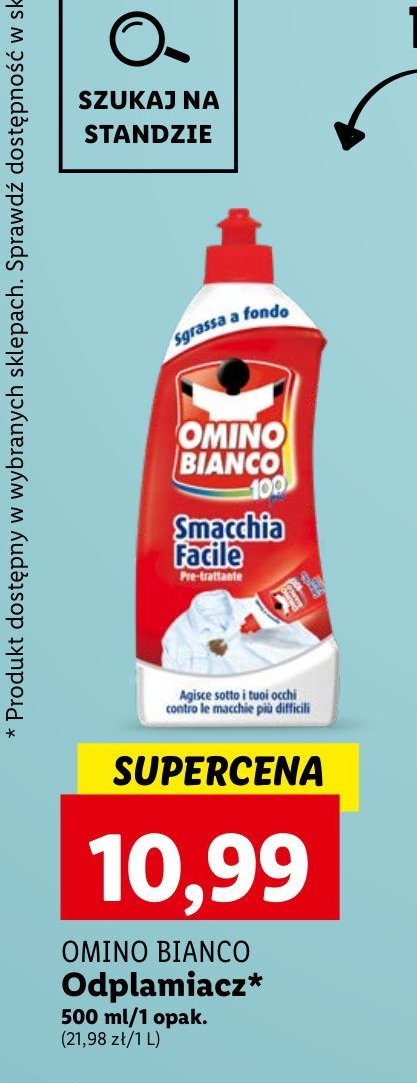 Odplamiacz Omino bianco promocja