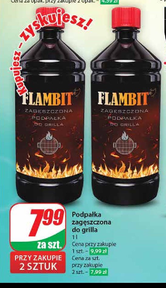 Podpałka do grilla w płynie Flambit promocja