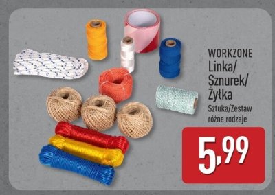 Linka/Sznurek/Żyłka WORKZONE promocja w Aldi