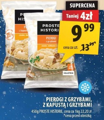 Pierogi z grzybami, z kapustą i grzybami Proste Historie promocja w Arhelan