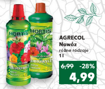 P艂ynny naw贸z hortis do ro艣lin domowych Agrecol promocja